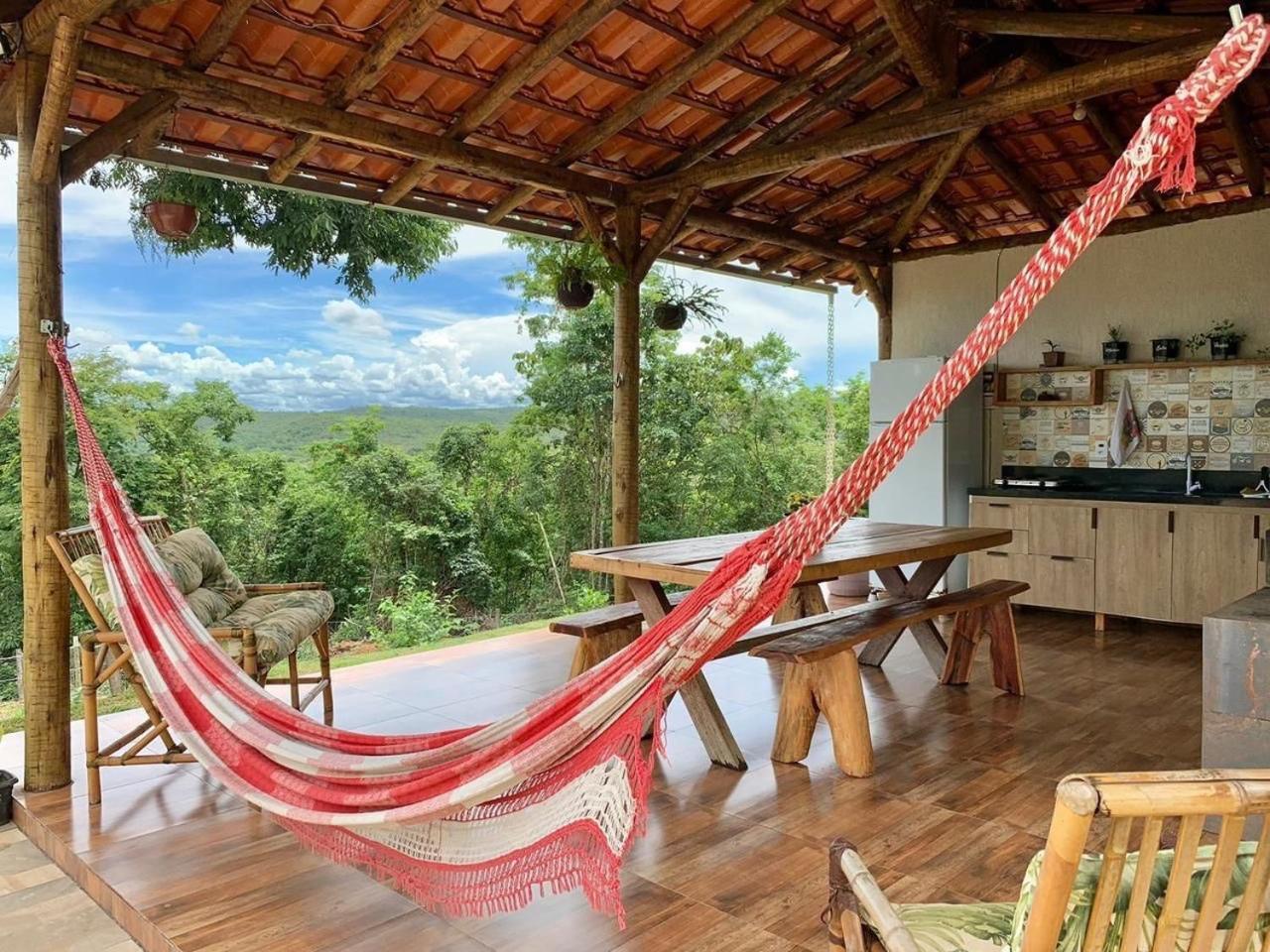 Chale Com Jacuzzi Vista Do Lago Alexania Luaran gambar